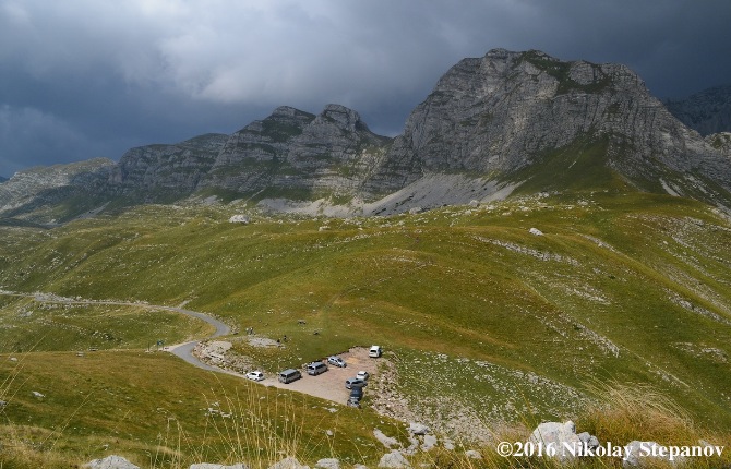 Перевал Седло, 2000 м. Высочайший паркинг Черногории