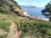 Крепость Могрен над Будвой. Панорамная тропка от крепости Могрен вниз к морю 